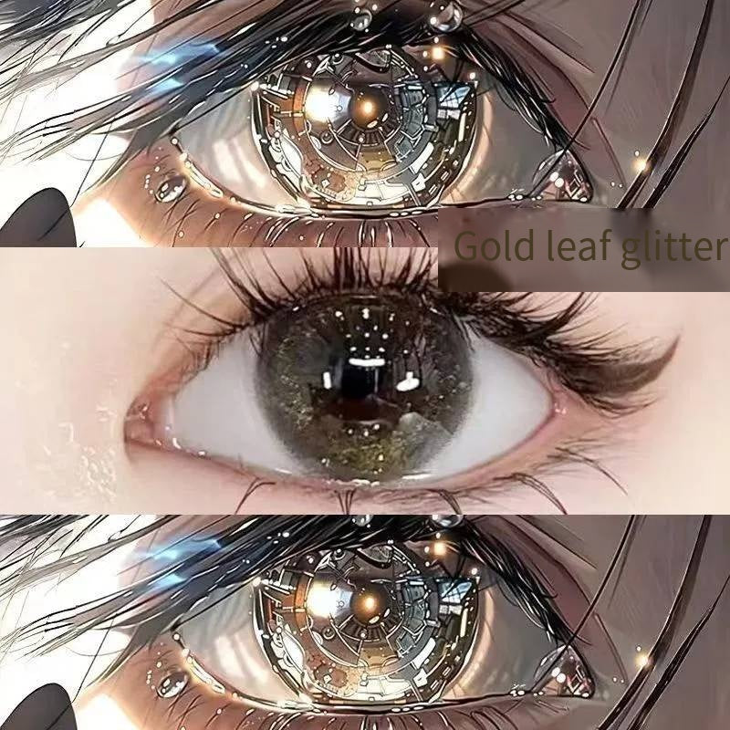 Natural Beauty Chasing Light Cat Eye Popular Green Series Color Contact Lenses Popular Pure Desire Contact Lenses Half-year Disposable Genuine Products Do Not Hurt Eyes