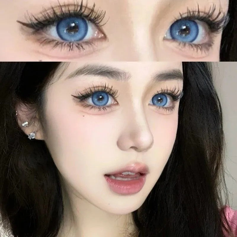 Natural beauty lucky little golden cat beauty contact lens pure desire style contact lens temperament network celebrity all-match fresh(2)