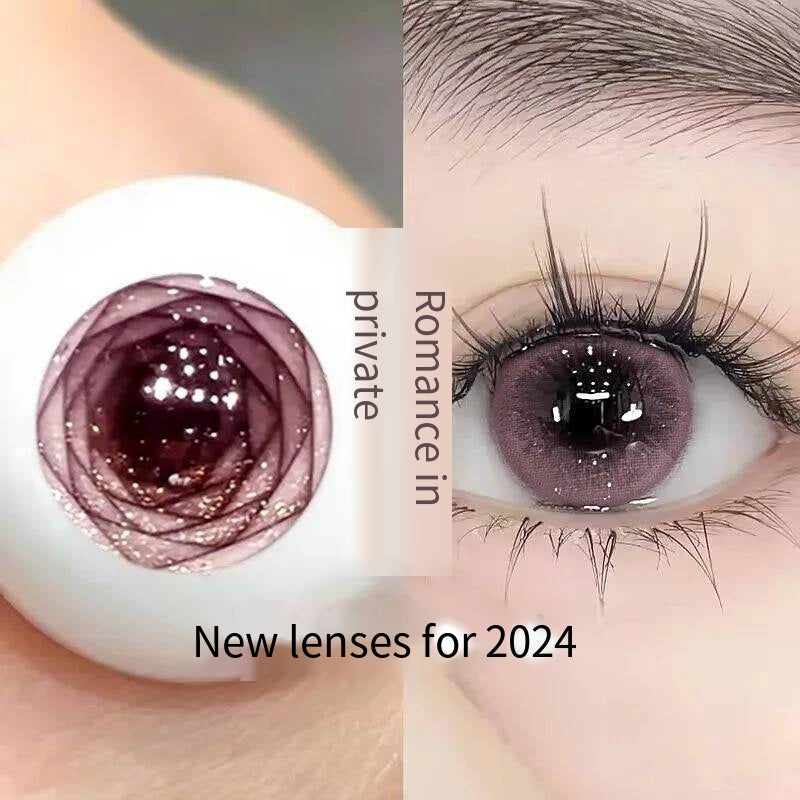 Natural beauty Fantasy Dream Fairy green high light beauty contact lens 14.5 large diameter contact lens small diameter with degree genuine （1）