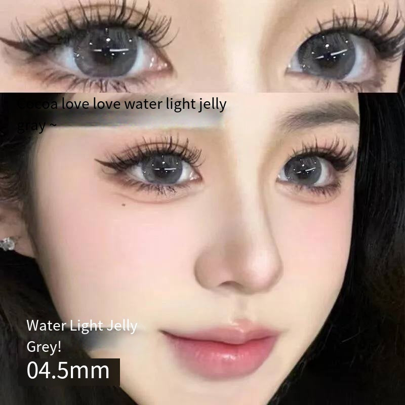 Natural beauty mixed green color contact lenses European and American style hot contact lenses small and large diameter on the eyes color does not hurt the eyes