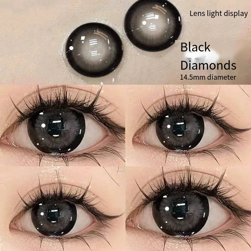 Mysterious sea beauty lenses, blue beauty lenses, contact lenses for beginners, small and large diameter, half a year, throw out to play, anti-fatigue