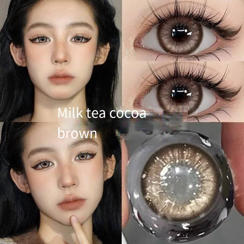 Mysterious sea beauty lenses, blue beauty lenses, contact lenses for beginners, small and large diameter, half a year, throw out to play, anti-fatigue